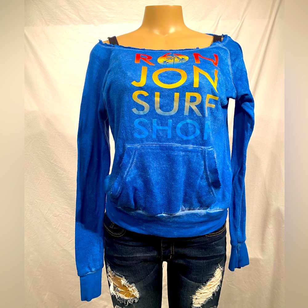 Ron Jon Surf Shop off shoulder Sweater M